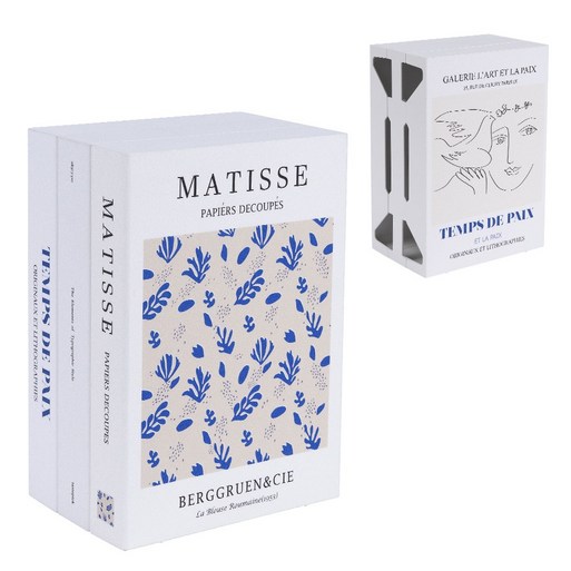 셋톱박스 공유기 정리함 오브제탭 책모양 멀티 수납 전선 케이블, 1개, 블루코랄세트