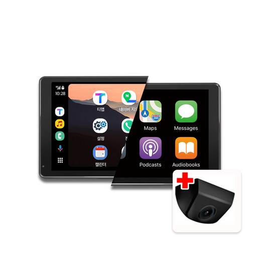 마이딘 안드로이드 오토 무선 카플레이 티맵 내비게이션 모니터, 2GB, NX700후방카메라승용차용