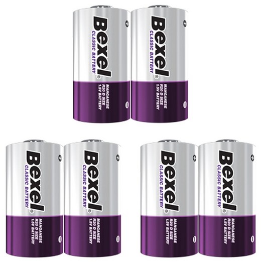 벡셀 망간 D형 건전지