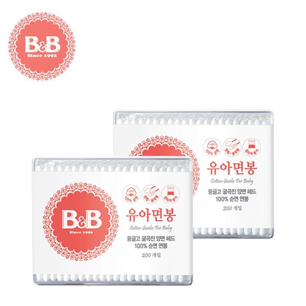 믿음직한 선택, b/b유아면봉: 우리 아기 피부를 위한 최고의 선택!