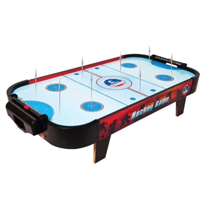 아이워너 미니 에어 하키게임 대형, 레드, 1세트