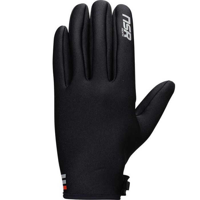 NSR 클럽 윈드프루프 네오프렌 글러브 양손착용 세트, 블랙  실버, 1개