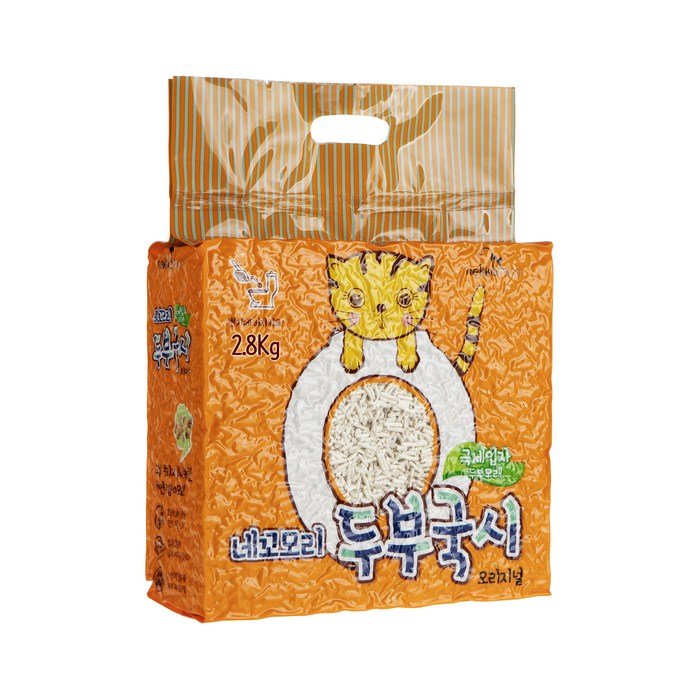 네꼬모리 응고형 두부국시 극세입자 고양이 모래