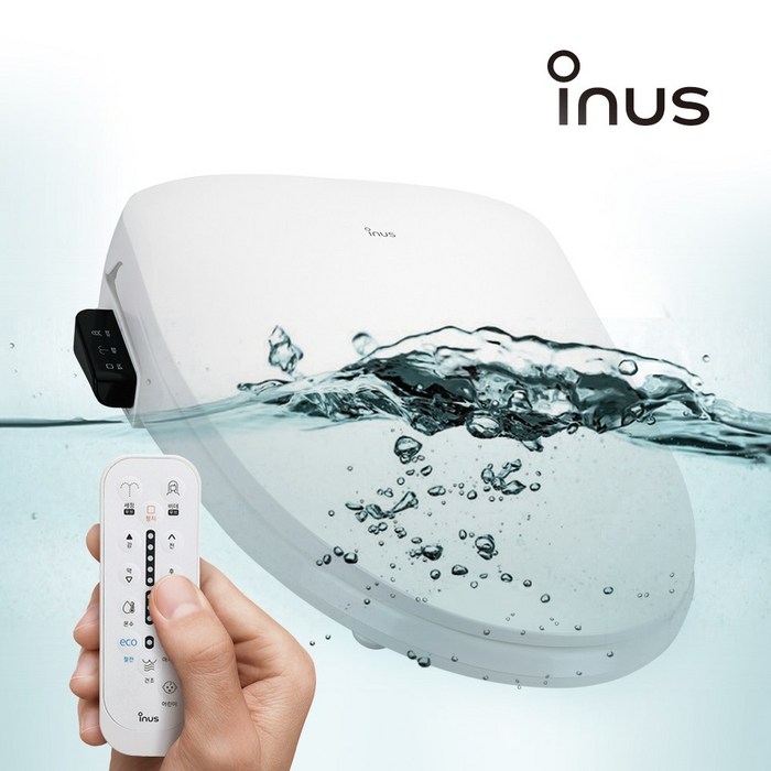 2025년형 신제품 이누스 리모컨 직수형방수비데 신제품 IS340R IPX7등급 비데구입 노필터비데, IS340R, 고객직접설치