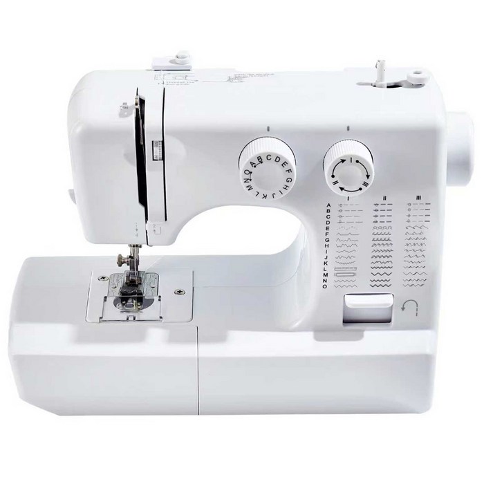 도원미싱 가정용미싱 미니재봉틀 패턴45가지 2026년식, 흰색, UFR818