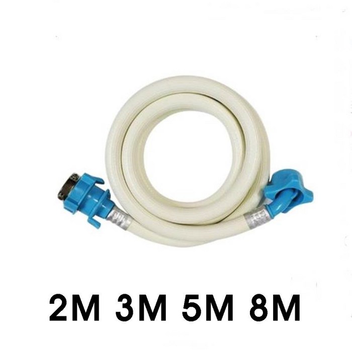 LG 대우 엘지세탁기호스 급수호스 LG세탁기호스 2M 3M 5M 8M 세탁기 호스 세탁기 급수호스, 1개, 8M