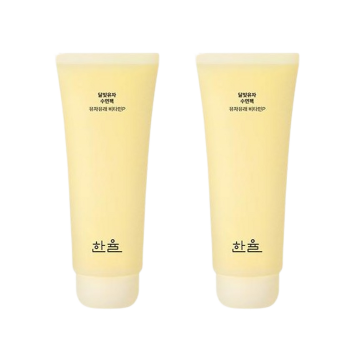 한율 달빛유자 수면팩 70ml 더블기획 (70ml+70ml)