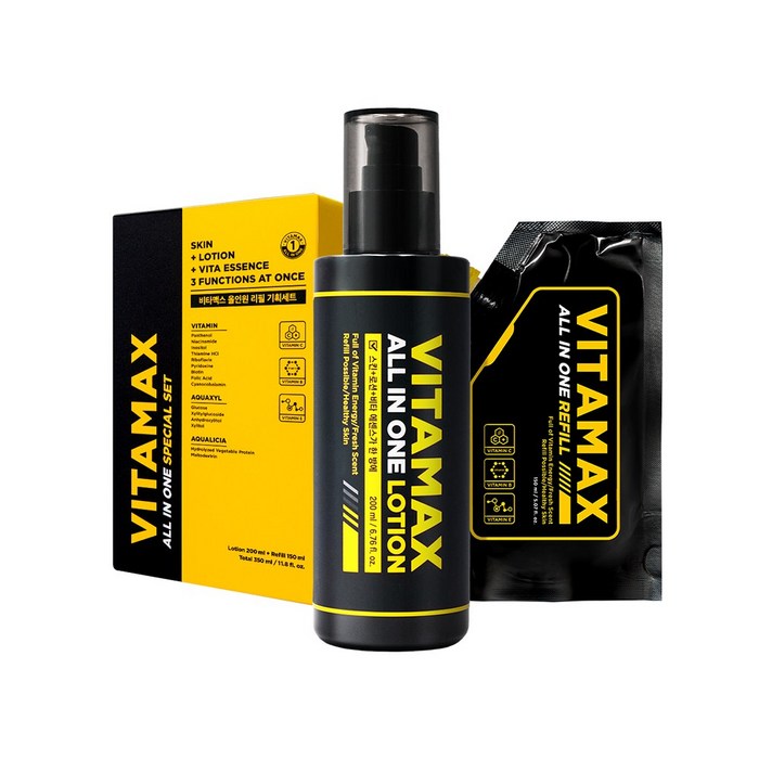 미프 비타맥스 남성용 올인원 로션 본품 200ml  리필 150ml, 6세트