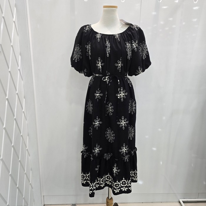 밸리걸 유니크패턴롱원피스 243320