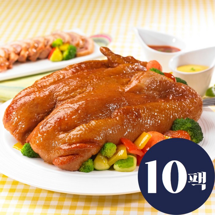 해선정 훈제오리 통오리 완포 800g 10팩 묶음, 10개, 800g
