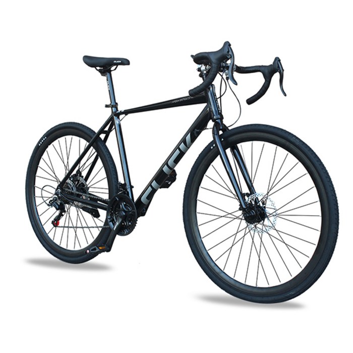 클릭 알루미늄 로드 자전거 뉴욕DR 드롭바 디스크브레이크 시마노 21단, 1개, 180cm, 유광블랙400MM미조립