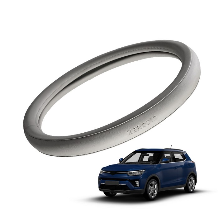 제로딕 순정형 논슬립 엣지 핸들커버 티볼리 적용 가능, 미스트그레이