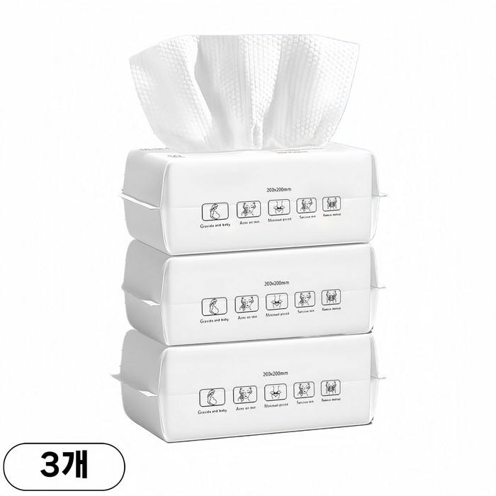 YOPENCE 순면 일회용 페이스타올 수건대용