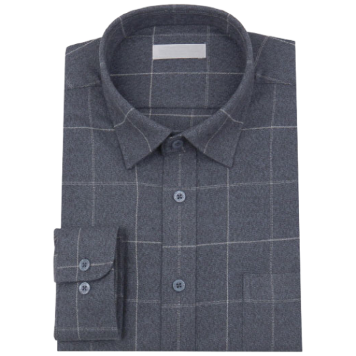 폴라츠VOLLRADS 따뜻한 남방 겨울남방 플란넬 남성 기본핏 캐주얼 남방셔츠