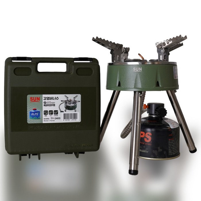 썬연료 초고화력 그리들버너 캠핑 이소 가스 강염버너  TY2400