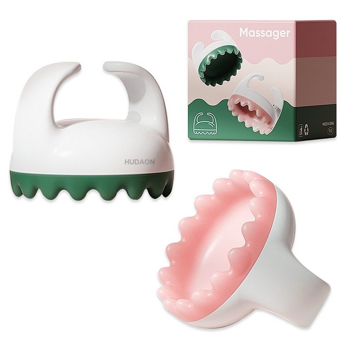 휴다온 종아리 복부 승모근 괄사 마사지기 2종 세트