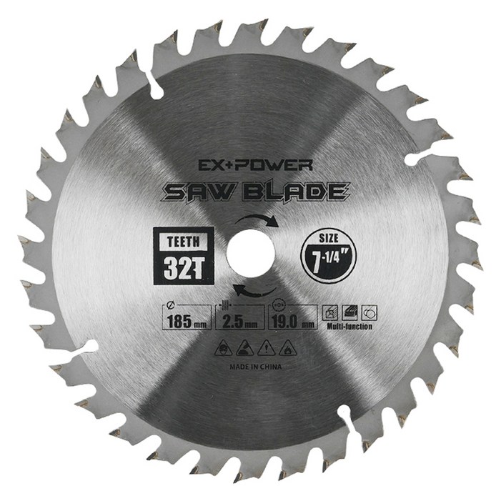이엑스파워 원형톱날 팁쏘 판넬용 185mm EXC07032