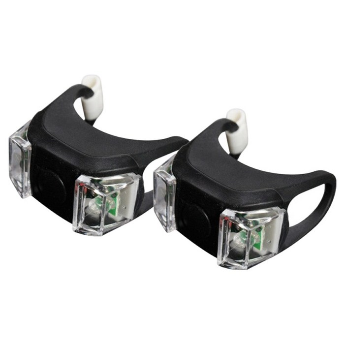 트레벨로 LED 실리콘 자전거 라이트 후미등 2p