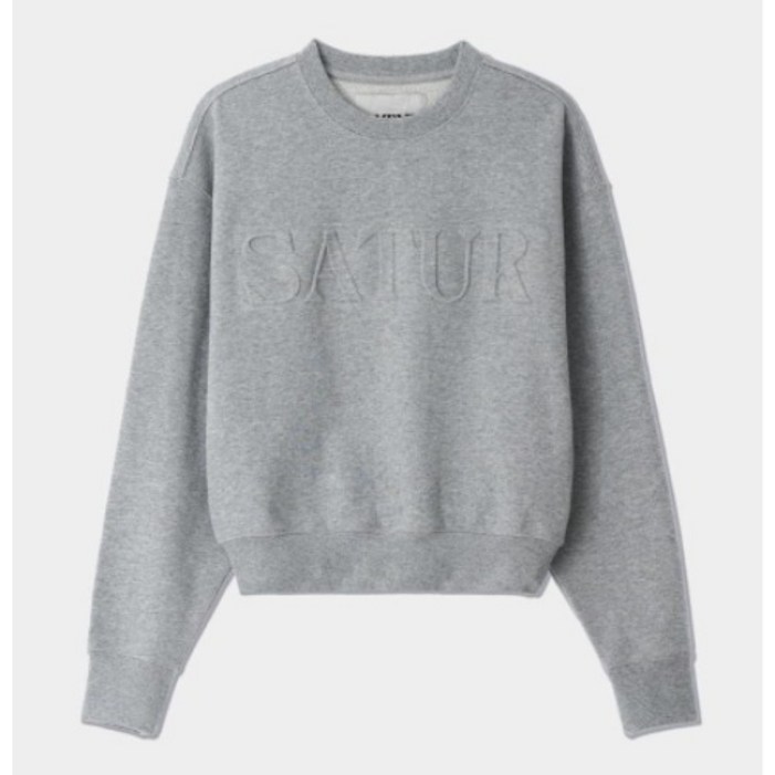 세터 여성용 클래시 헤비 코튼 크롭 스웨트셔츠