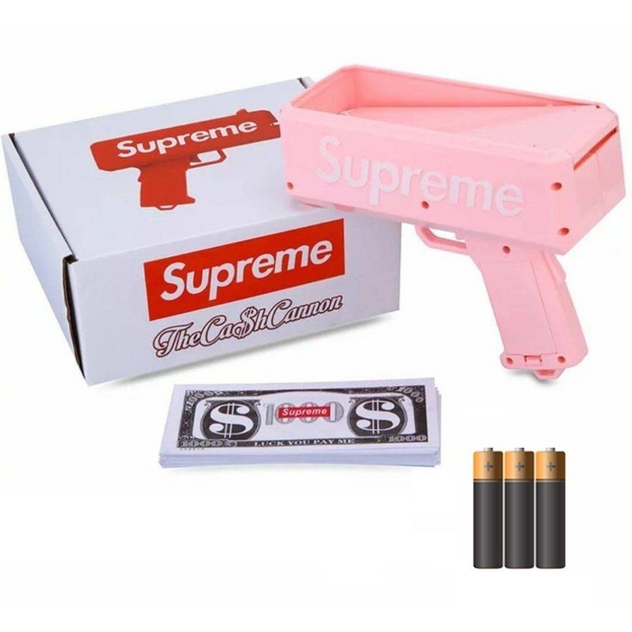 슈프림 머니건 파티소품