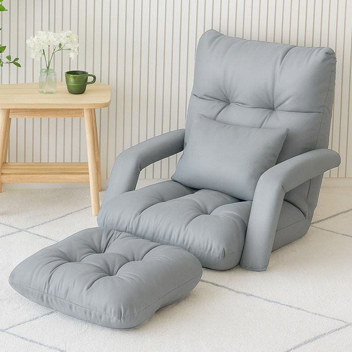 팬물산 이지라이프 6단 조절 패브릭 1인용 쇼파