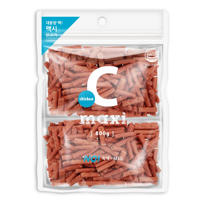 맥시 강아지 대용량 져키, 치킨맛, 800g, 1개
