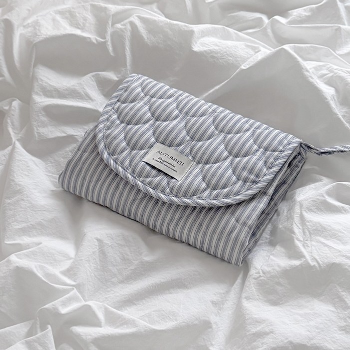 어텀31 휴대용 기저귀 패드, 1개, 웨일블루