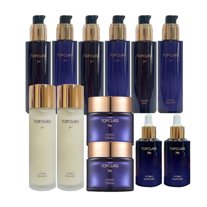 참존 탑클래스 리프팅 12종(스킨3+에멀전3+크림2+에센스2+앰플2)