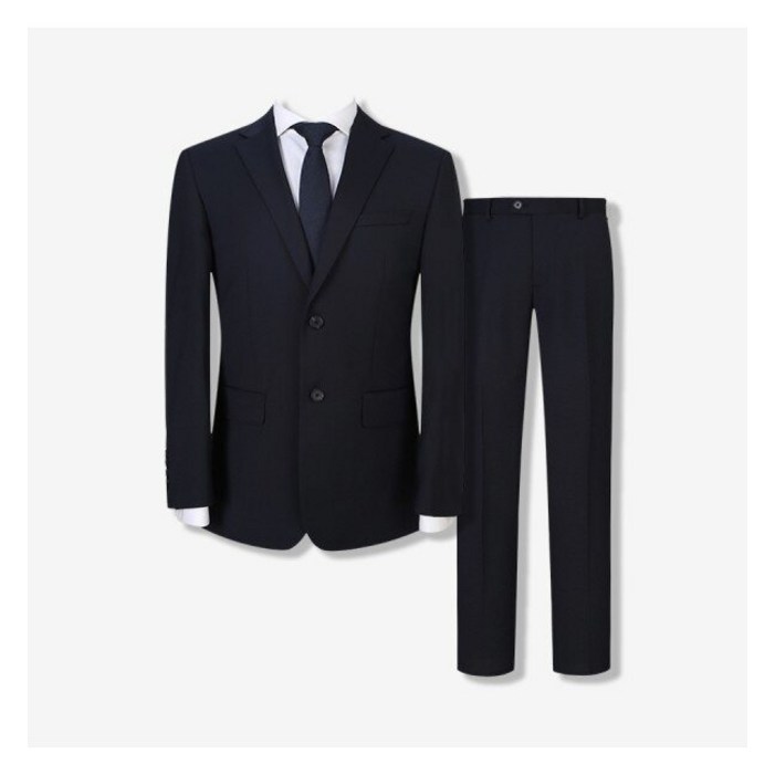 지이크 울블렌디드 솔리드 수트 세트 네이비 PHJAH2095PHPAH2295