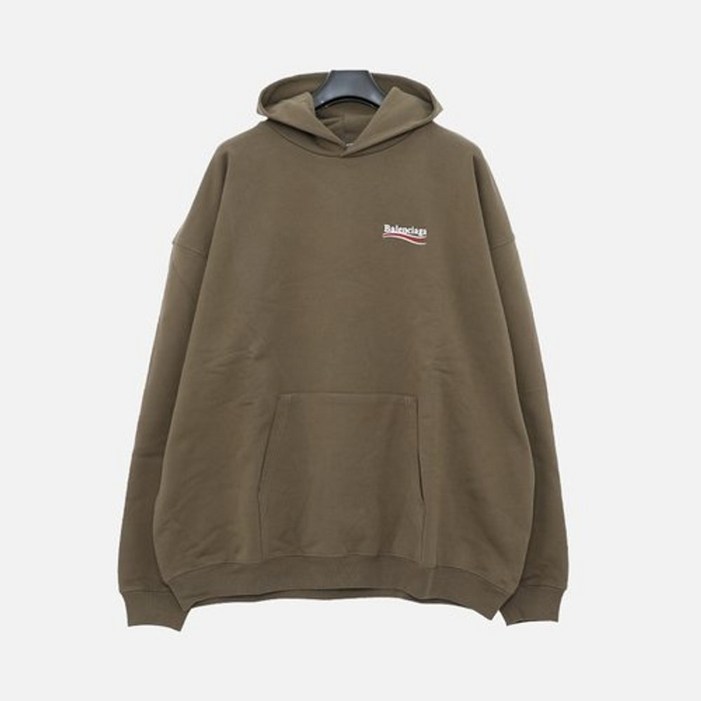 [발렌시아가] 웨이브 자수로고 오버핏 공용 후드티 620973 TKVI9 2463