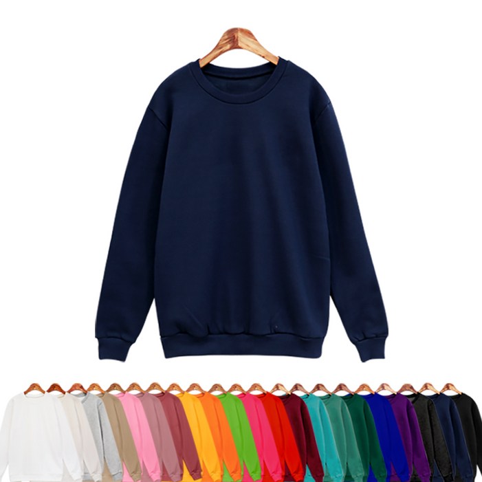 티데일리 긴소매 특양면 컬러맨투맨