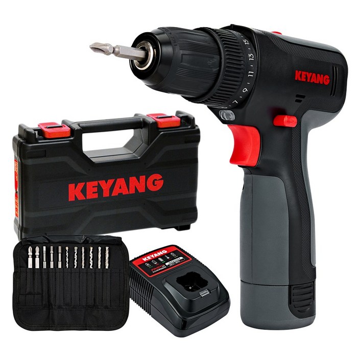 계양 전동드릴 12V MAX 전동 드라이버 무선 충전 세트 DD12L30I, 1개