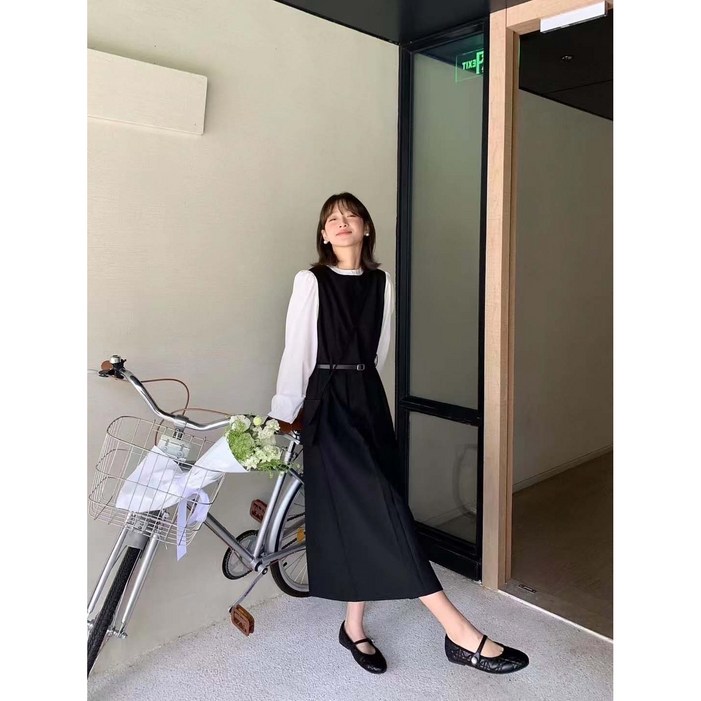 우아글로벌 페미닌 하객 롱원피스