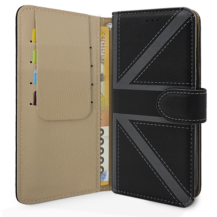 아리움 헤리스 런던 가죽 지갑형 카드 핸드폰 케이스