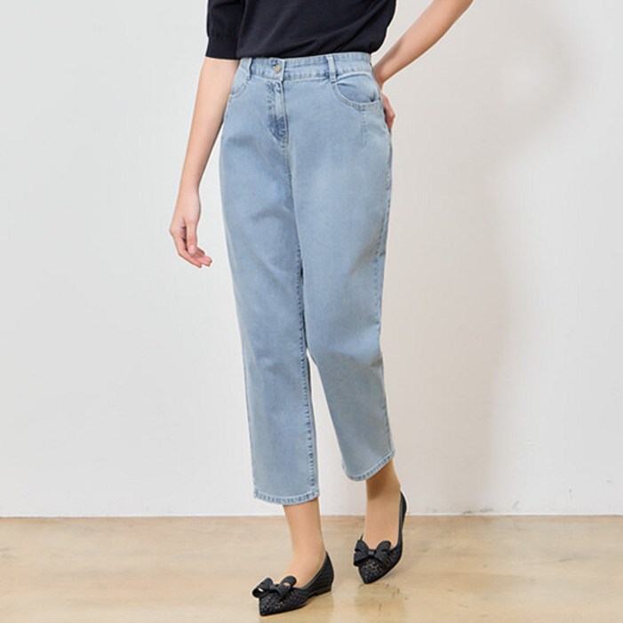 쉬즈미스 SHESMI 쿨 배기핏 데님 팬츠 택가격 1원 2242167