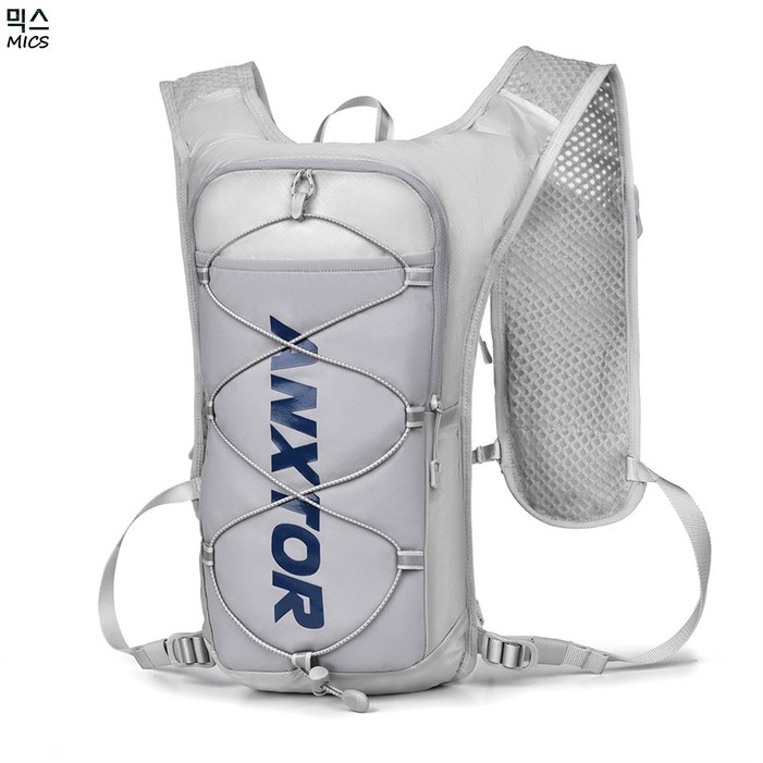 믹스MICS 초경량 다용도 미니 아웃도어 트레일 런닝 자전거 사이클링 배낭 포켓 수납 등산배낭 조끼 백팩 가방 5L, Daily GrayFree Size, 1개 믹스MICS 초경량 다용도 미니 아웃도어 트레일 런닝 자전거 사이클링 배낭 포켓 수납 등산배낭 조끼 백팩 가방 5L, Daily GrayFree Size, 1개
