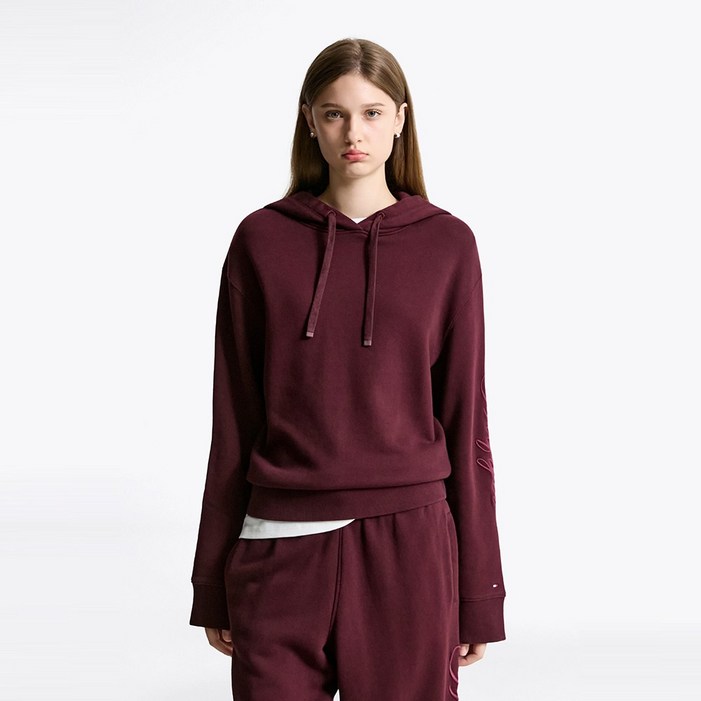 타미힐피거 스크립트 모던 테리 후디 T22F7TTO062WT1XIH