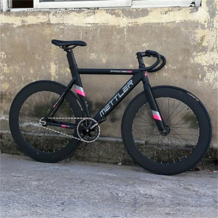 BMX 트위터 언노운 MTB 전동 하이브리드 ,픽시자전거 고정 기어 알루미늄 합금 700c 52cm 70mm 림 높이 메틀러 머슬 스포크 휠 52cm 25.4mm 스템 시트