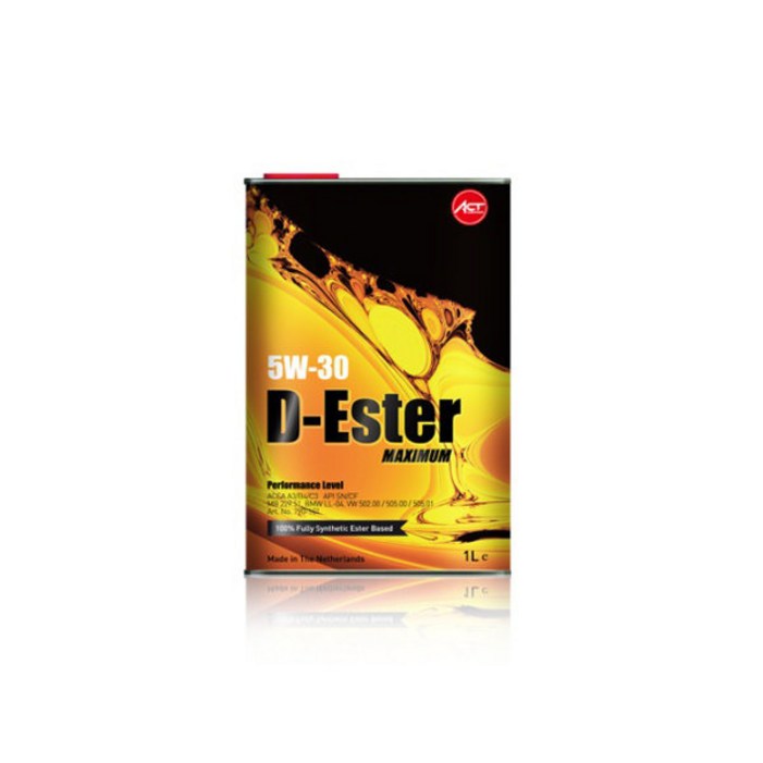 액트루브 5w30 디에스터 합성엔진오일 DEster 5w30 1통1리터 최고급 100합성유 무료배송, 1개, 1l