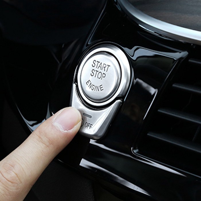 BMW G30 엔진 스타트 버튼커버 17년이후 호환 용품, 실버, 기타