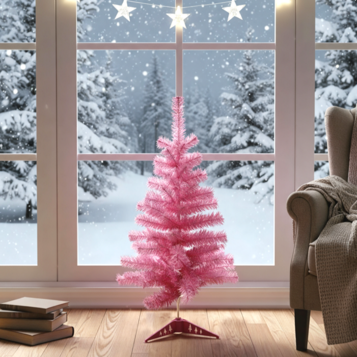 플라잉타이거 코펜하겐 핑크 트리 90CM 무장식 대형 크리스마스 성탄절 오너먼트 인테리어