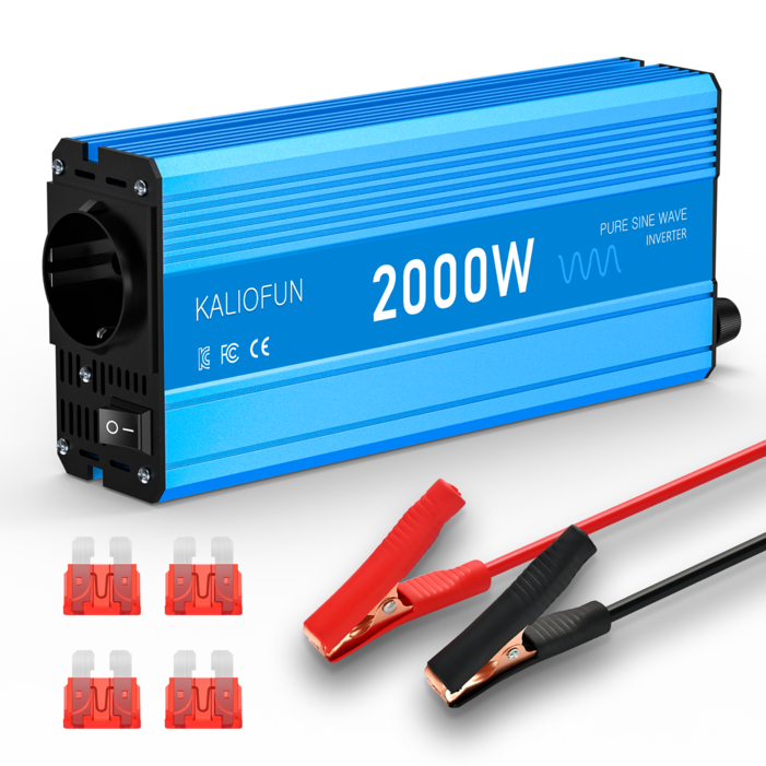 KALIOFUN 순수 정현파 인버터 220V 60HZ 태양광 캠핑용 KC인증