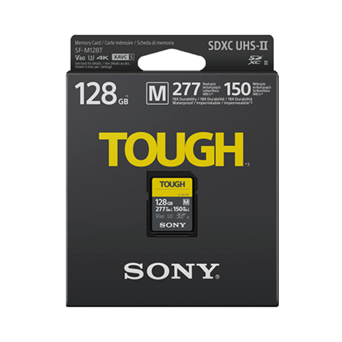 소니정품SFM128T 터프 메모리TOUGH SDXC UHSII U3 4K 전용128G메모리ED