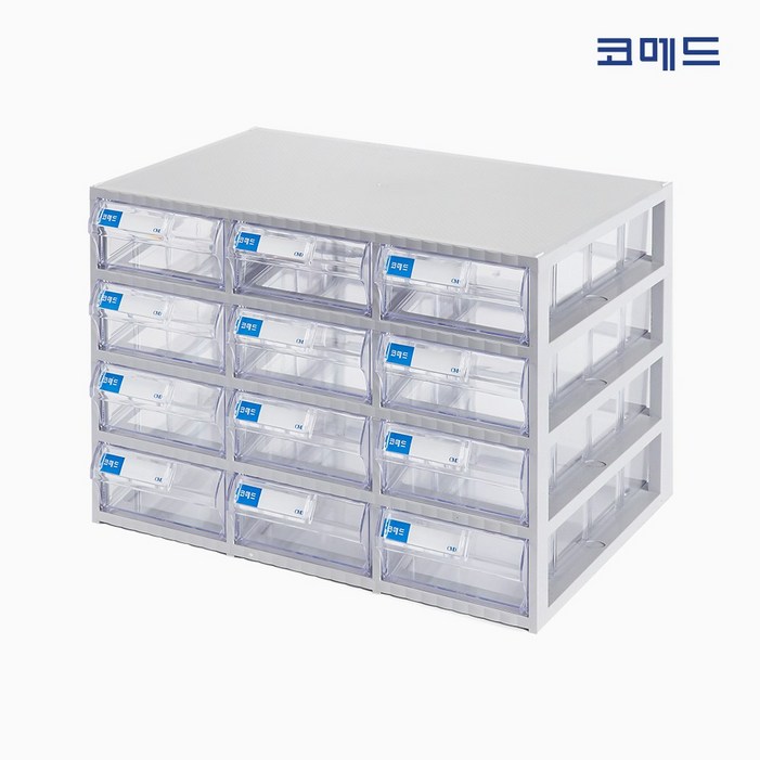 코메드 CMD500멀티박스 12칸 투명서랍장 코메드 CMD500멀티박스 12칸 투명서랍장