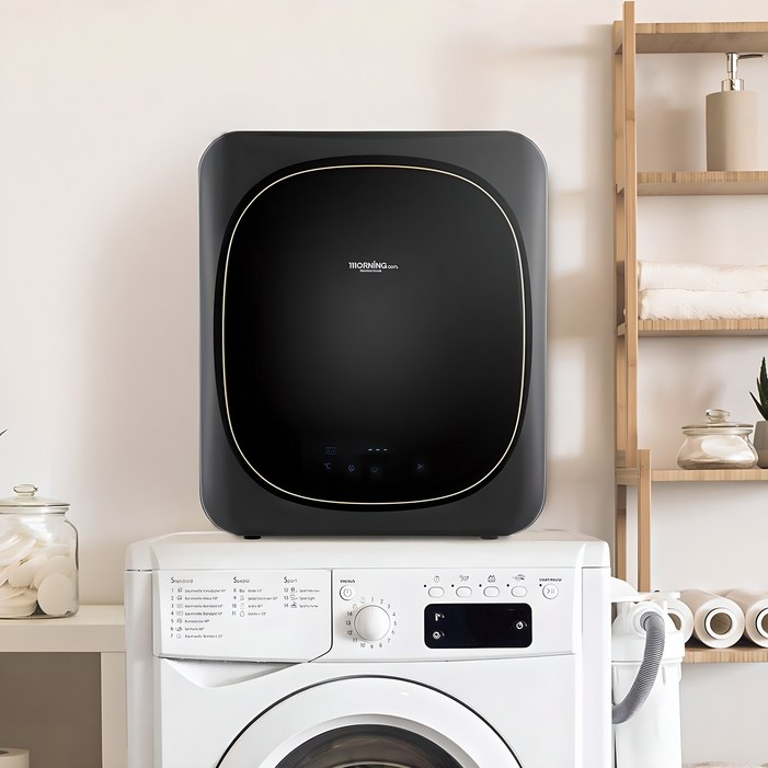 대웅 4세대 스마트 AI 회전형 미니건조기 4kg UV 99.9 살균 아기옷 원룸 자취 소형 PRO 반영구 안심 3중 필터 의류 건조기, DWCDE2404SJ