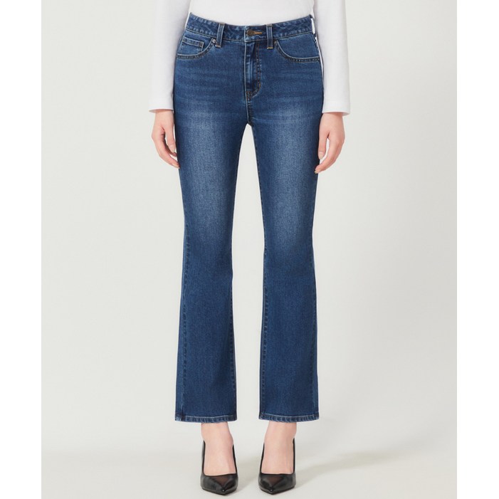 게스 여성 슬림 부츠컷 청바지 DBL OP1DE112