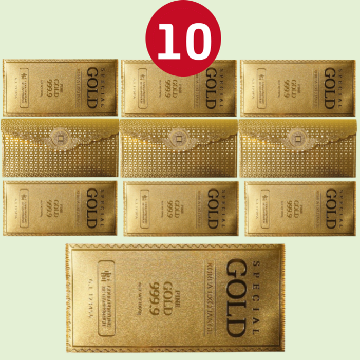 굿라이프 용돈봉투 골드바 돈봉투