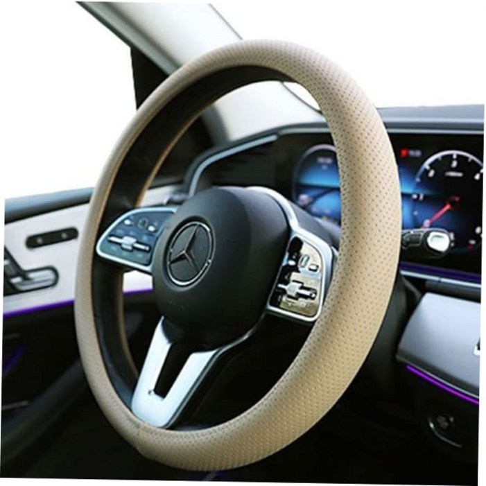 차량핸들커버 올 뉴 모닝 핸들커버 논슬립 타공핸들카바