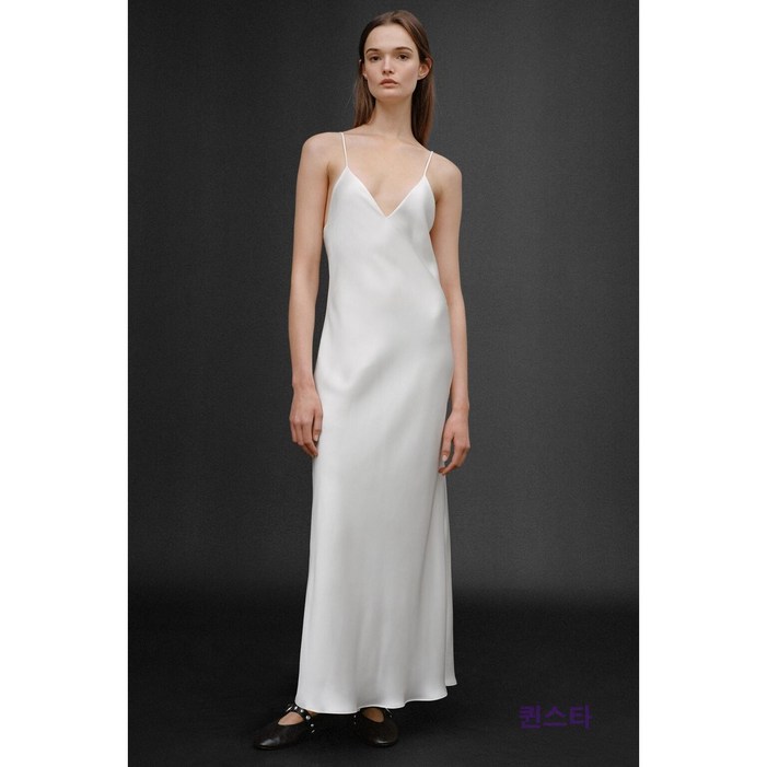 ZARA 자라 신상 새틴 미디 원피스 3184371 3184/371