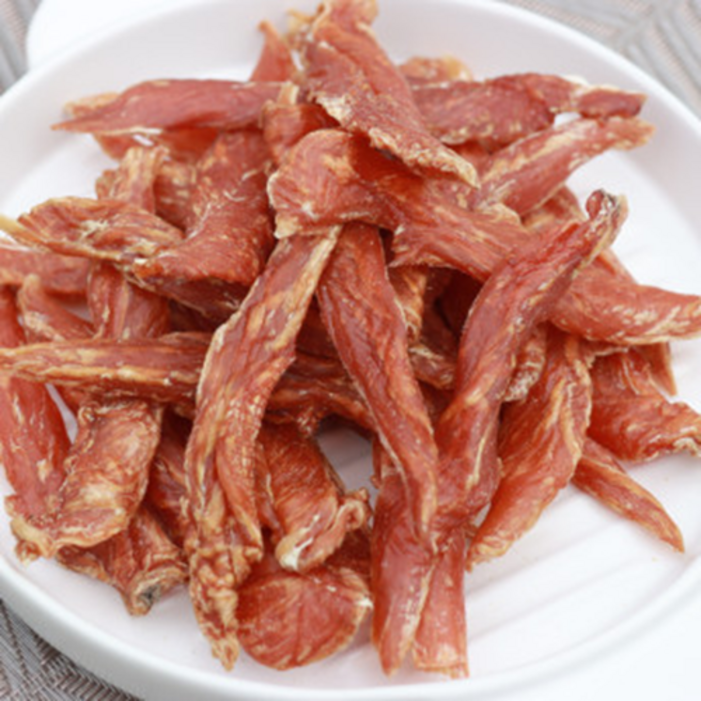 국내산 강아지 수제 간식 닭가슴살 100g 500g 대용량 반려동물 치석제거 육포 개맛도리, 250g, 2개